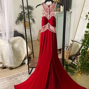 Red Evening Gown